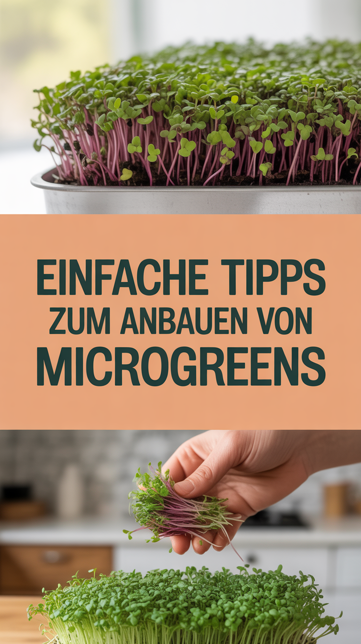 Einfache Tipps zum Anbauen von Microgreens