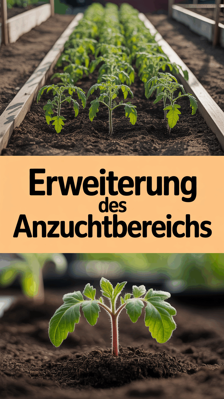Erweiterung des Anzuchtbereichs