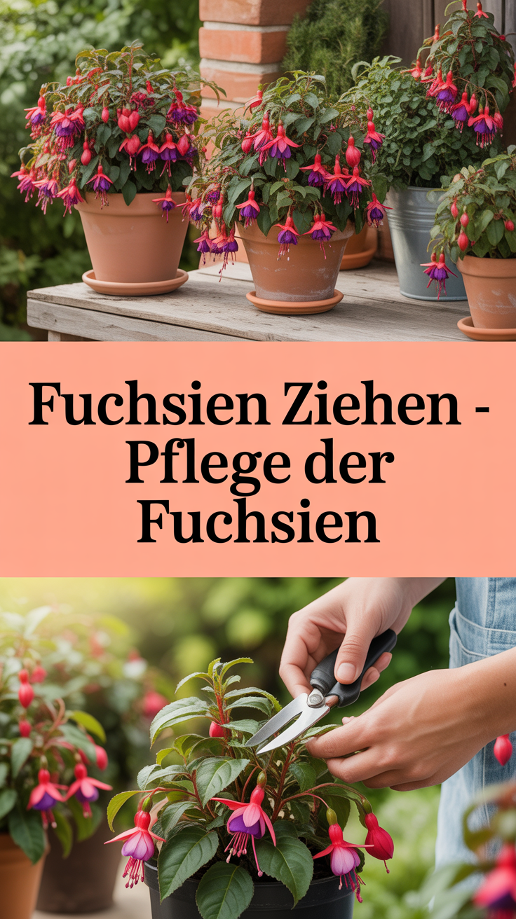 Fuchsien ziehen – Pflege der Fuchsien