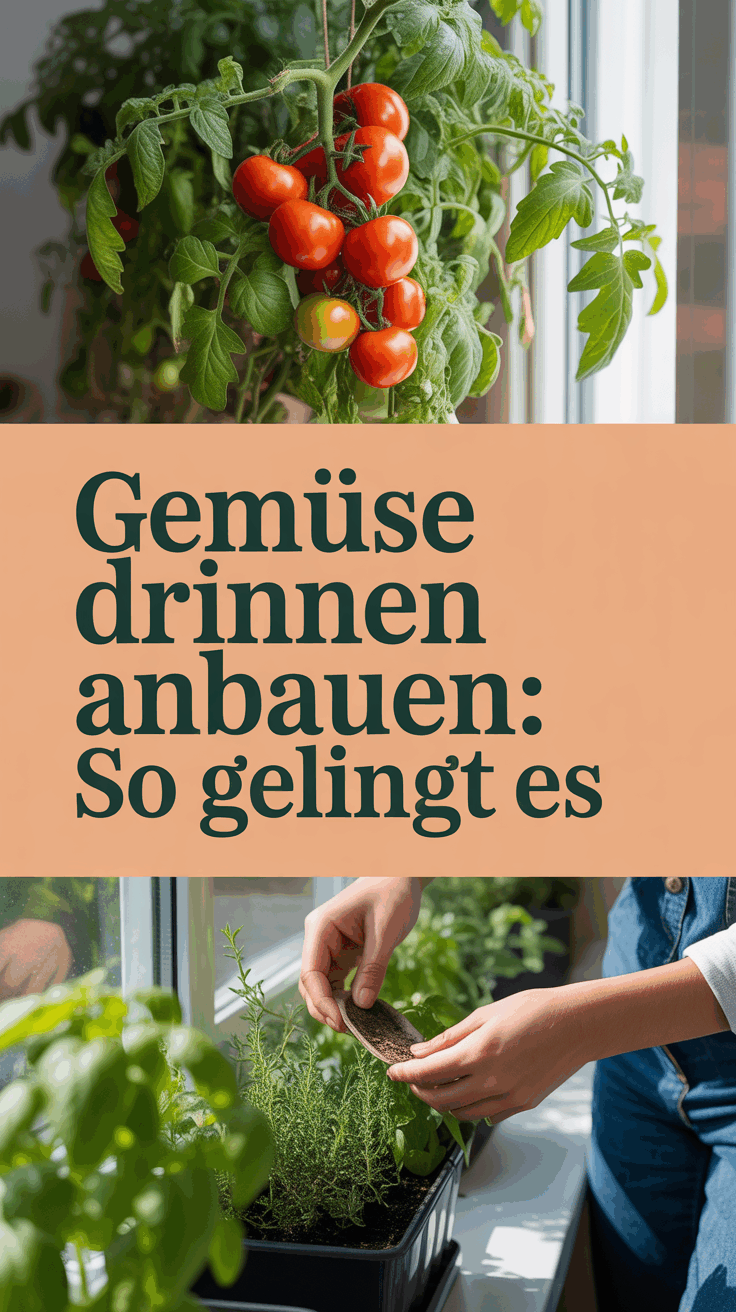 Gemüse drinnen anbauen: So gelingt es
