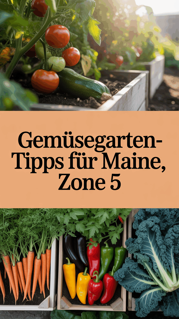 Gemüsegarten-Tipps für Maine, Zone 5