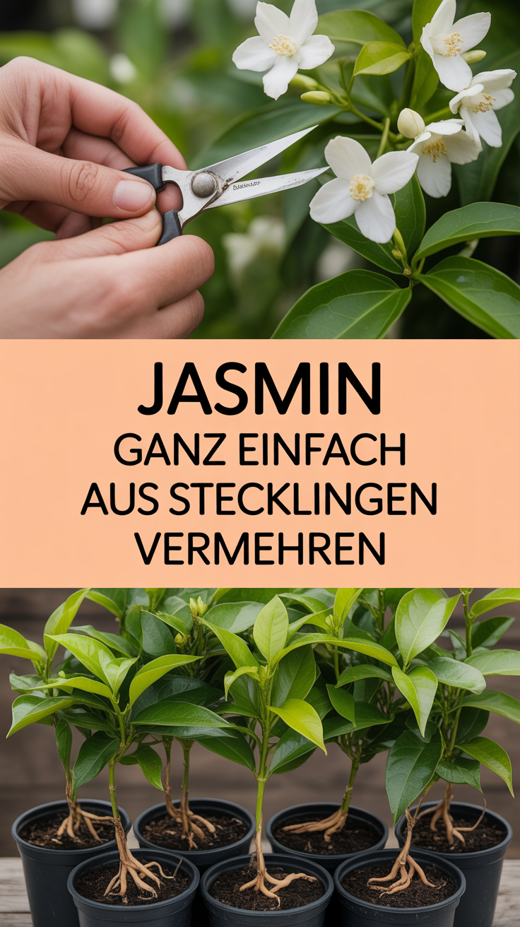Jasmin ganz einfach aus Stecklingen vermehren