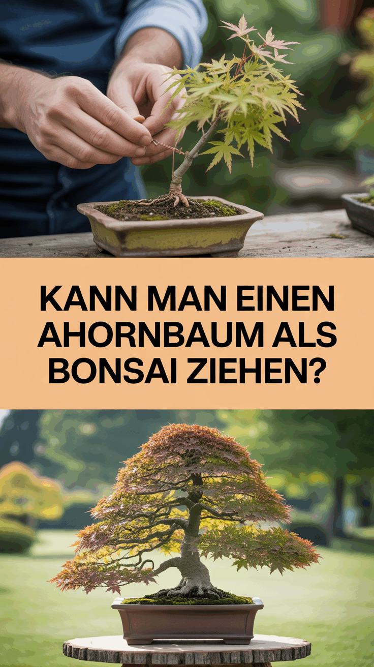 Kann man einen Ahornbaum als Bonsai ziehen?