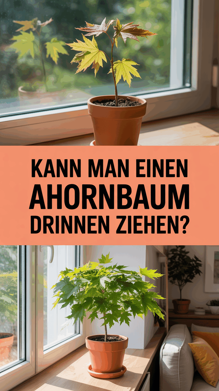 Kann man einen Ahornbaum drinnen ziehen?