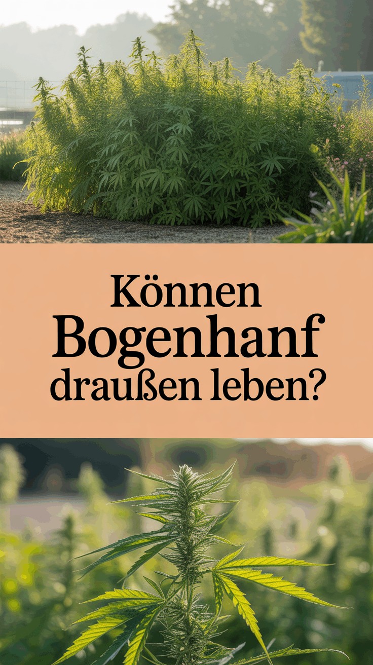 Können Bogenhanf draußen leben?