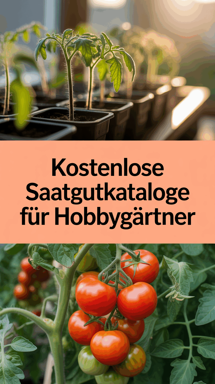 Kostenlose Saatgutkataloge für Hobbygärtner