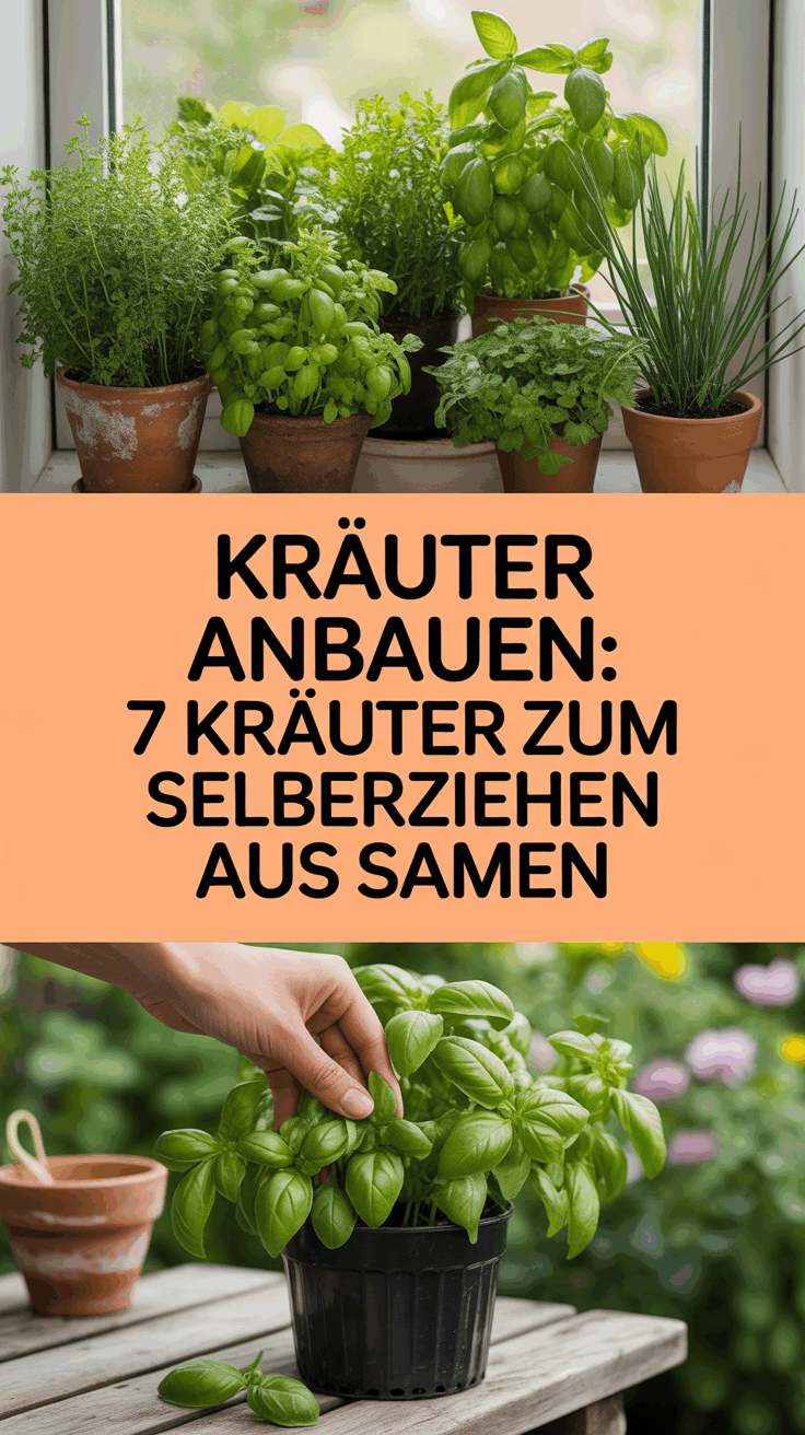 Kräuter anbauen: 7 Kräuter zum Selberziehen aus Samen