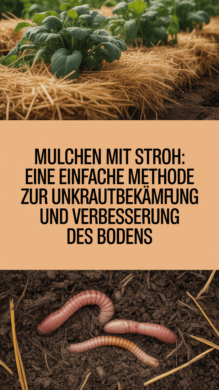 Mulchen mit Stroh: Eine einfache Methode zur Unkrautbekämpfung und Verbesserung des Bodens