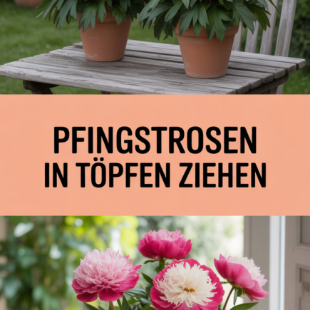 Pfingstrosen in Töpfen ziehen