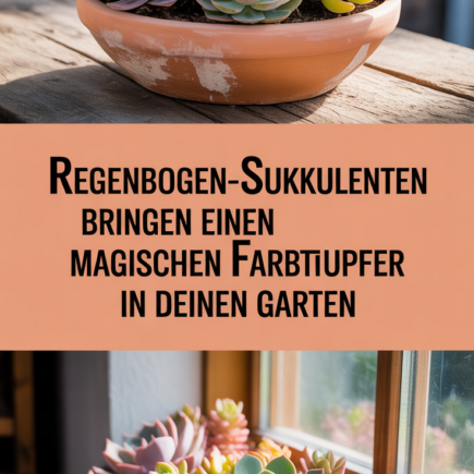 Regenbogen-Sukkulenten bringen einen magischen Farbtupfer in deinen Garten