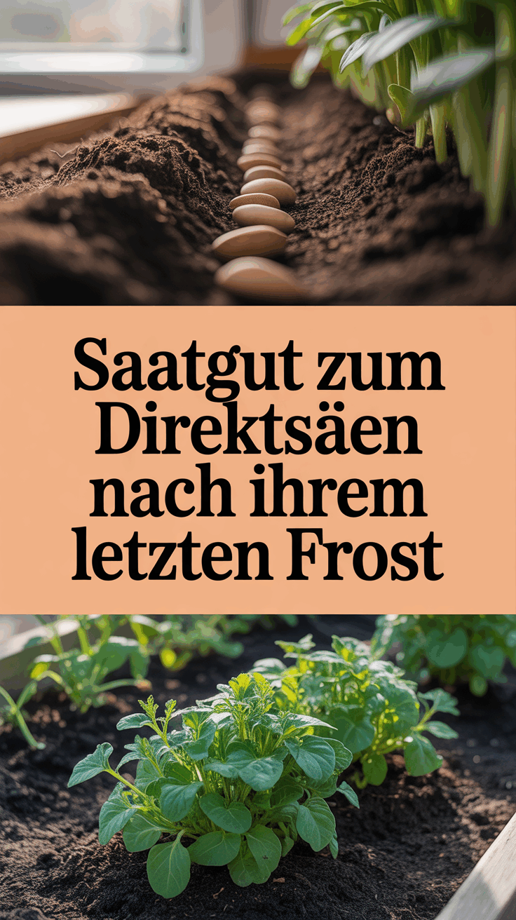 Saatgut zum Direktsäen nach Ihrem letzten Frost