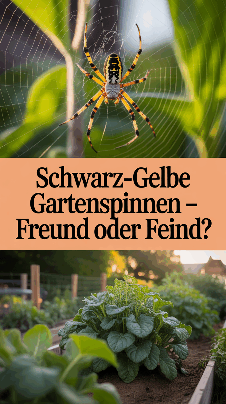 Schwarz-gelbe Gartenspinnen – Freund oder Feind?