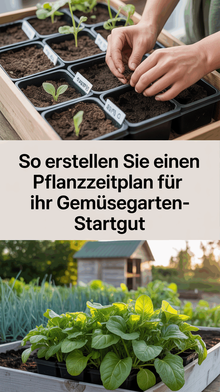 So erstellen Sie einen Pflanzzeitplan für Ihr Gemüsegarten-Startgut