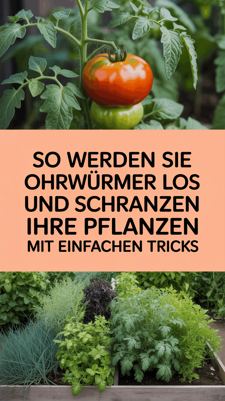 So werden Sie Ohrwürmer los und schützen Ihre Pflanzen mit einfachen Tricks