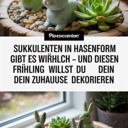 Sukkulenten in Hasenform gibt es wirklich – und diesen Frühling willst du dein Zuhause damit dekorieren