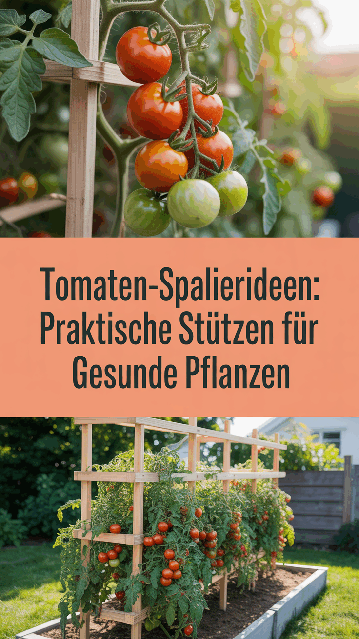 Tomaten-Spalierideen: Praktische Stützen für gesunde Pflanzen