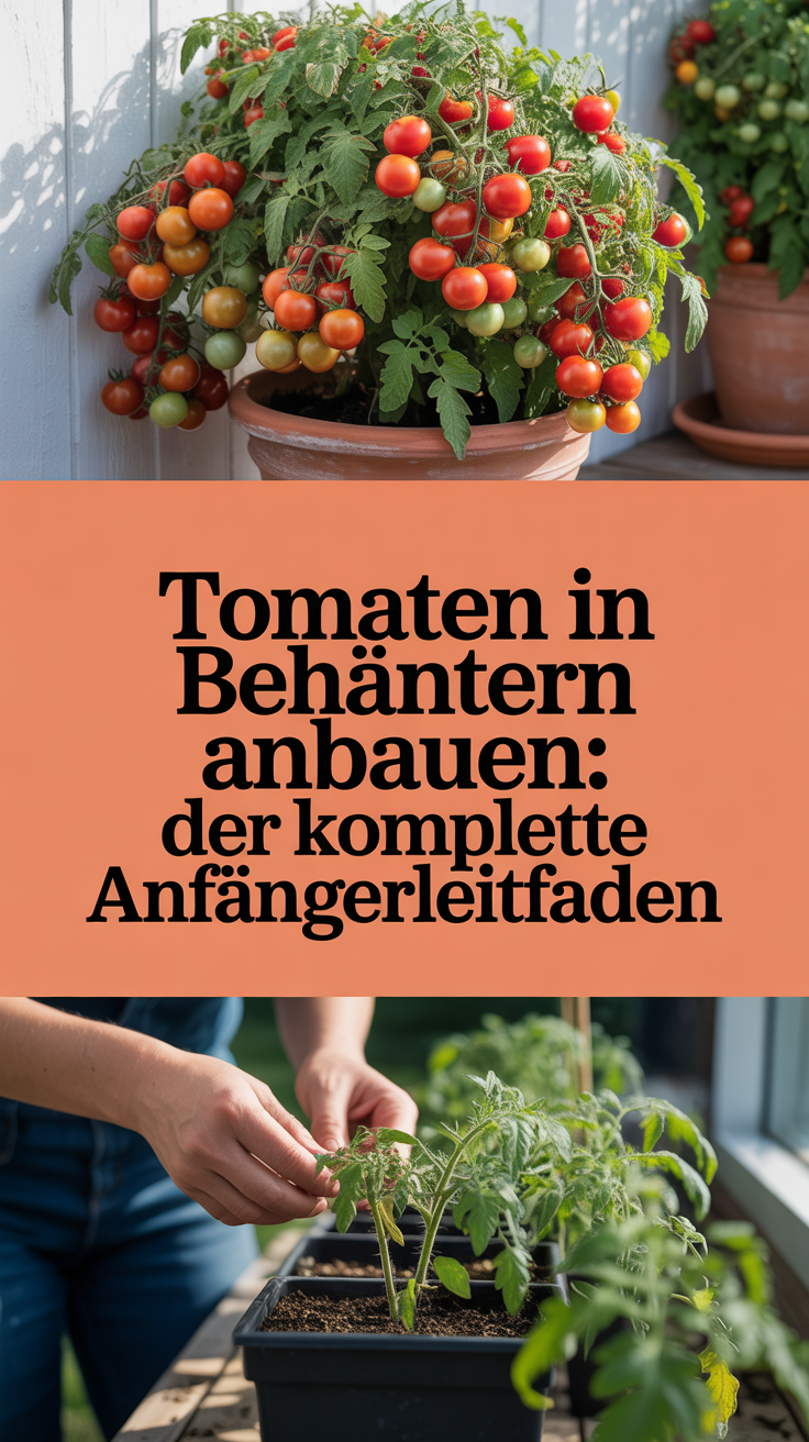 Tomaten in Behältern anbauen: Der komplette Anfängerleitfaden
