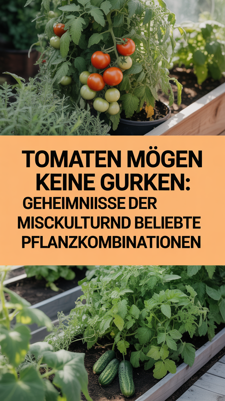 Tomaten mögen keine Gurken: Geheimnisse der Mischkultur und beliebte Pflanzkombinationen