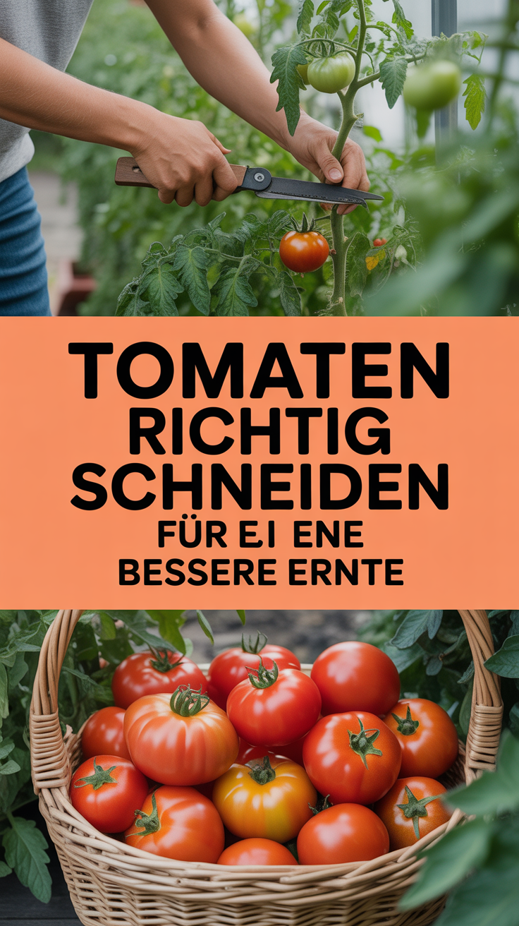 Tomaten richtig schneiden für eine bessere Ernte