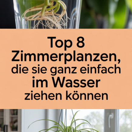 Top 8 Zimmerpflanzen, die Sie ganz einfach im Wasser ziehen können