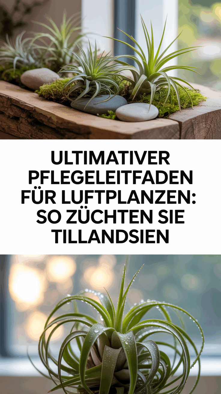Ultimativer Pflegeleitfaden für Luftpflanzen: So züchten Sie Tillandsien
