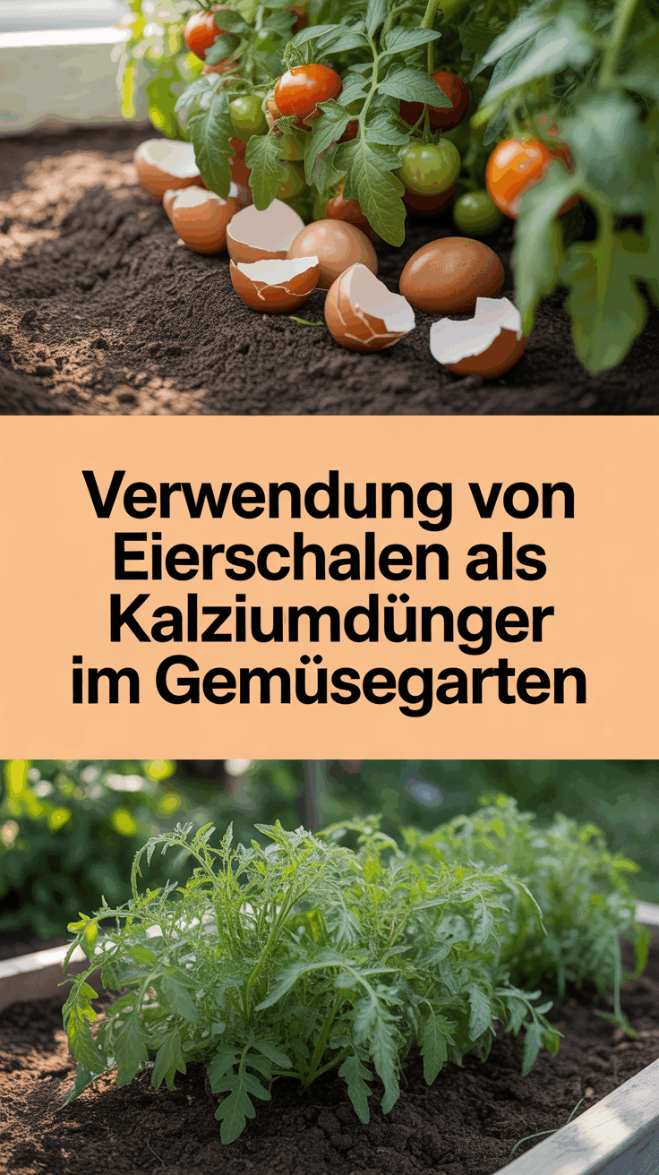 Verwendung von Eierschalen als Kalziumdünger im Gemüsegarten