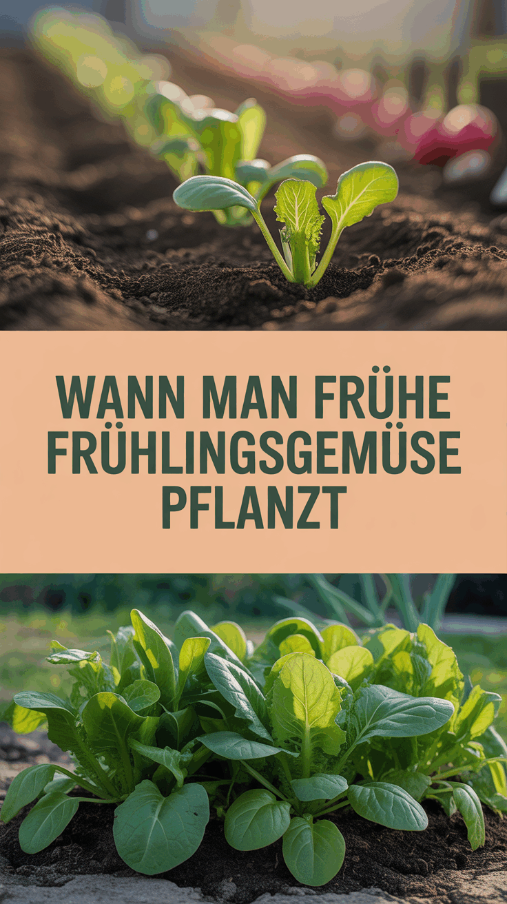 Wann man frühe Frühlingsgemüse pflanzt