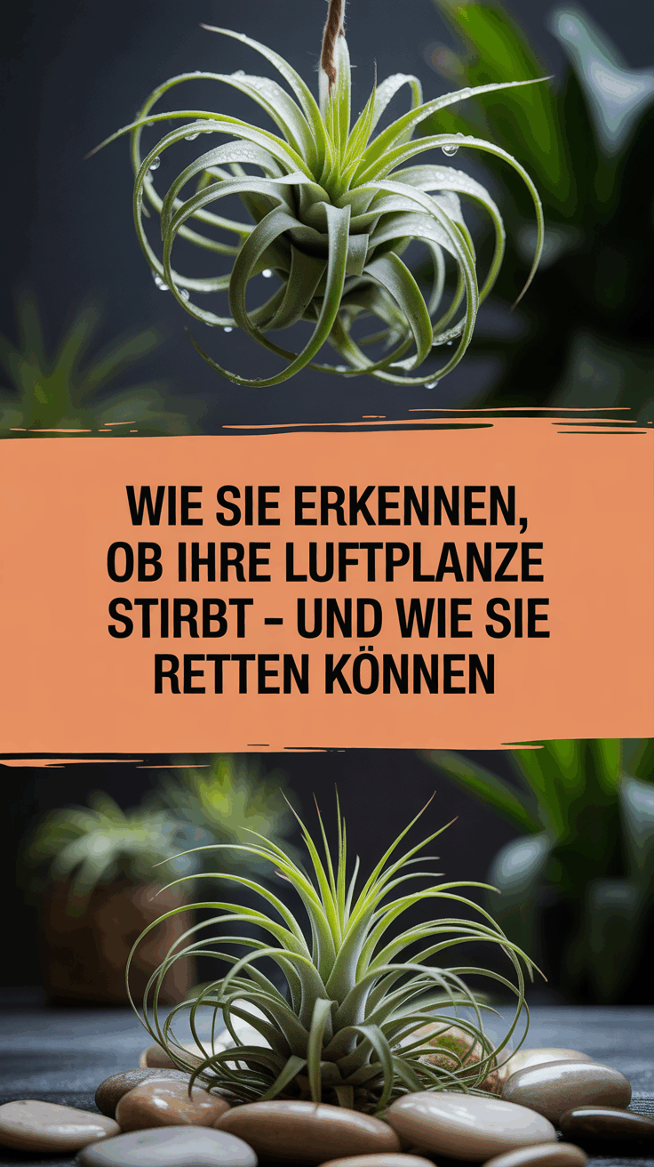 Wie Sie erkennen, ob Ihre Luftpflanze stirbt – und wie Sie sie retten können