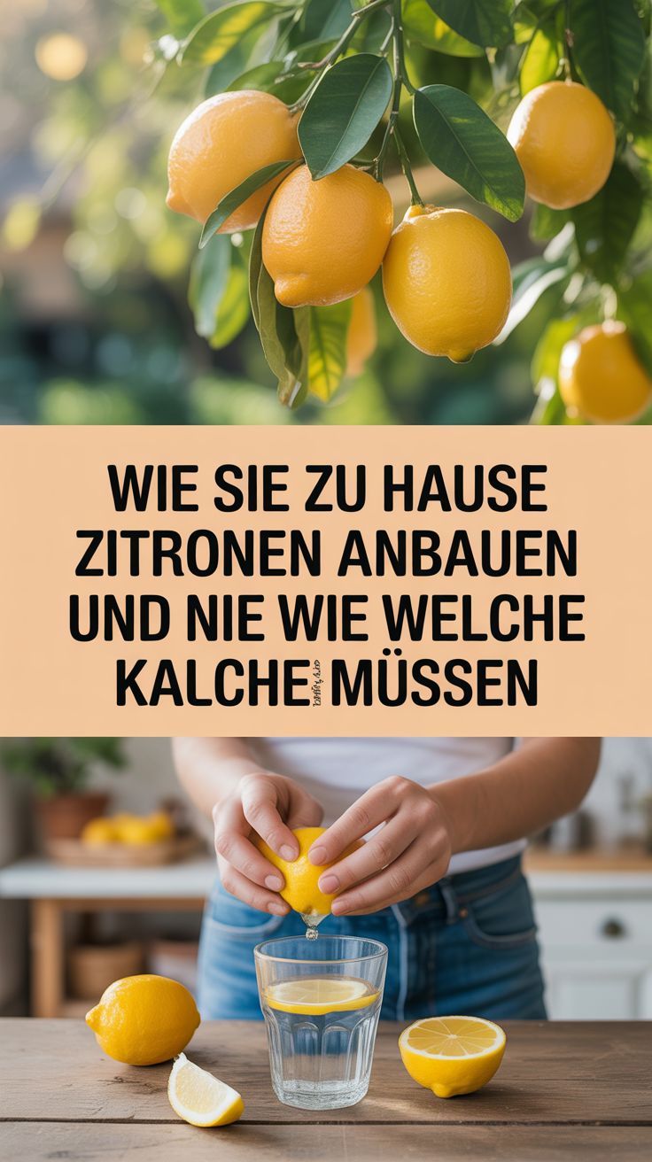 Wie Sie zu Hause Zitronen anbauen und nie wieder welche kaufen müssen