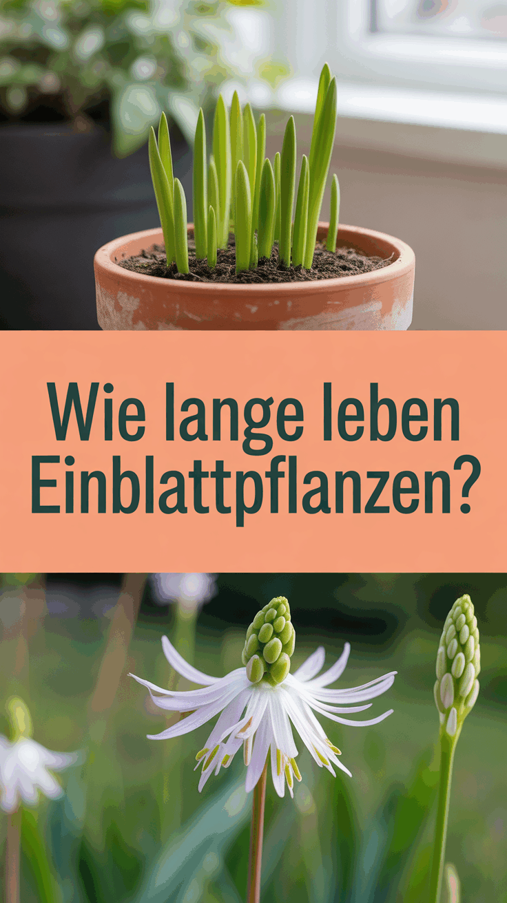 Wie lange leben Einblattpflanzen?