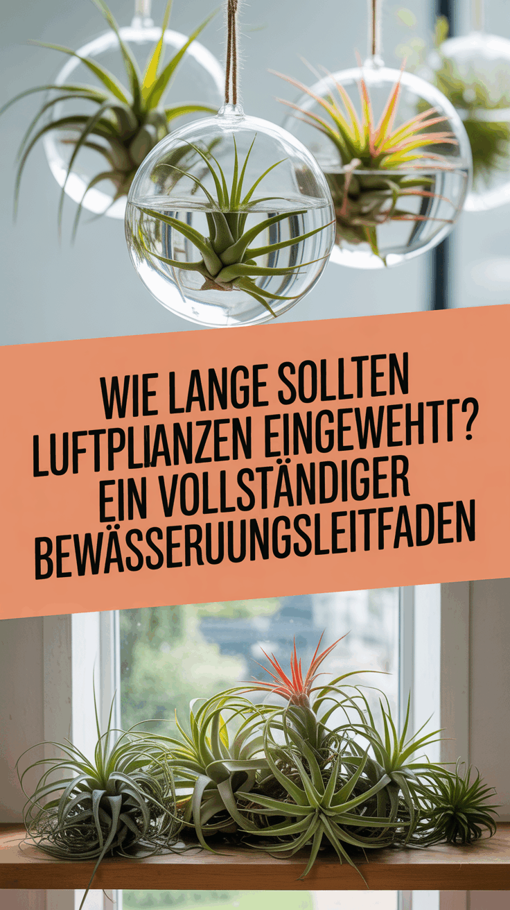 Wie lange sollten Luftpflanzen eingeweicht werden? Ein vollständiger Bewässerungsleitfaden