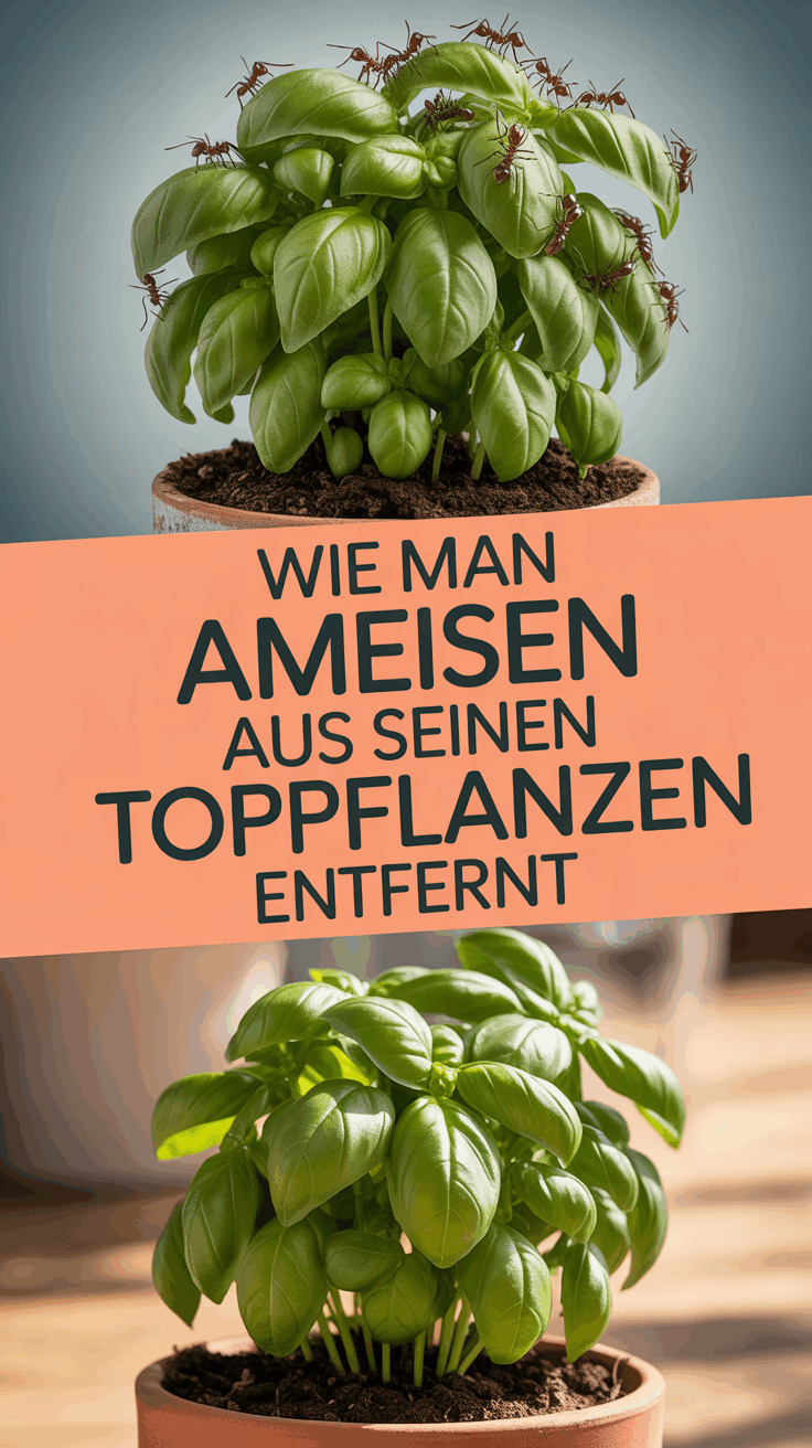 Wie man Ameisen aus seinen Topfpflanzen entfernt