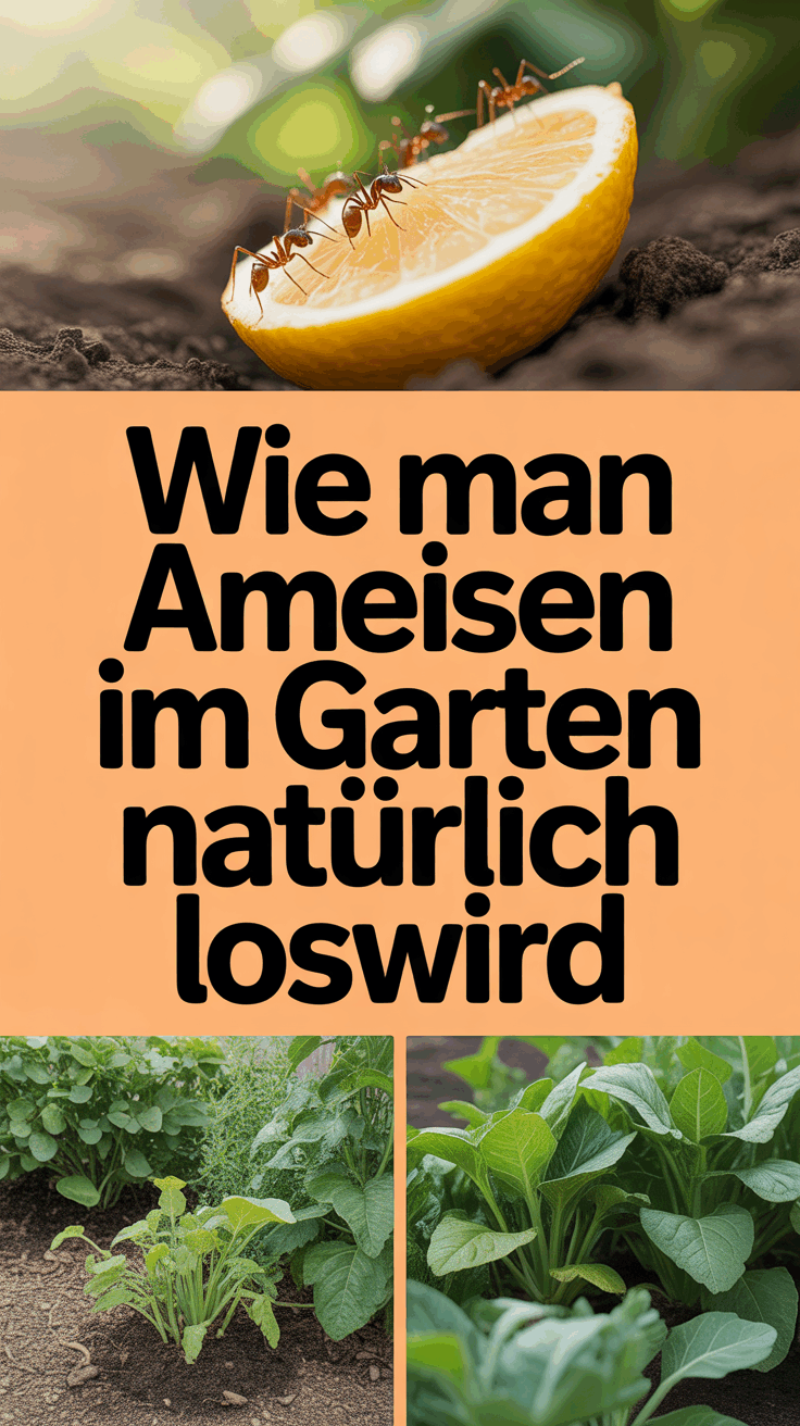Wie man Ameisen im Garten natürlich loswird