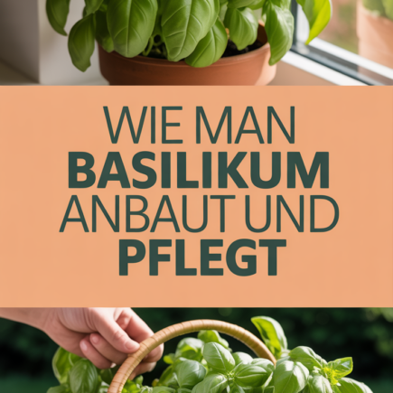 Wie man Basilikum anbaut und pflegt