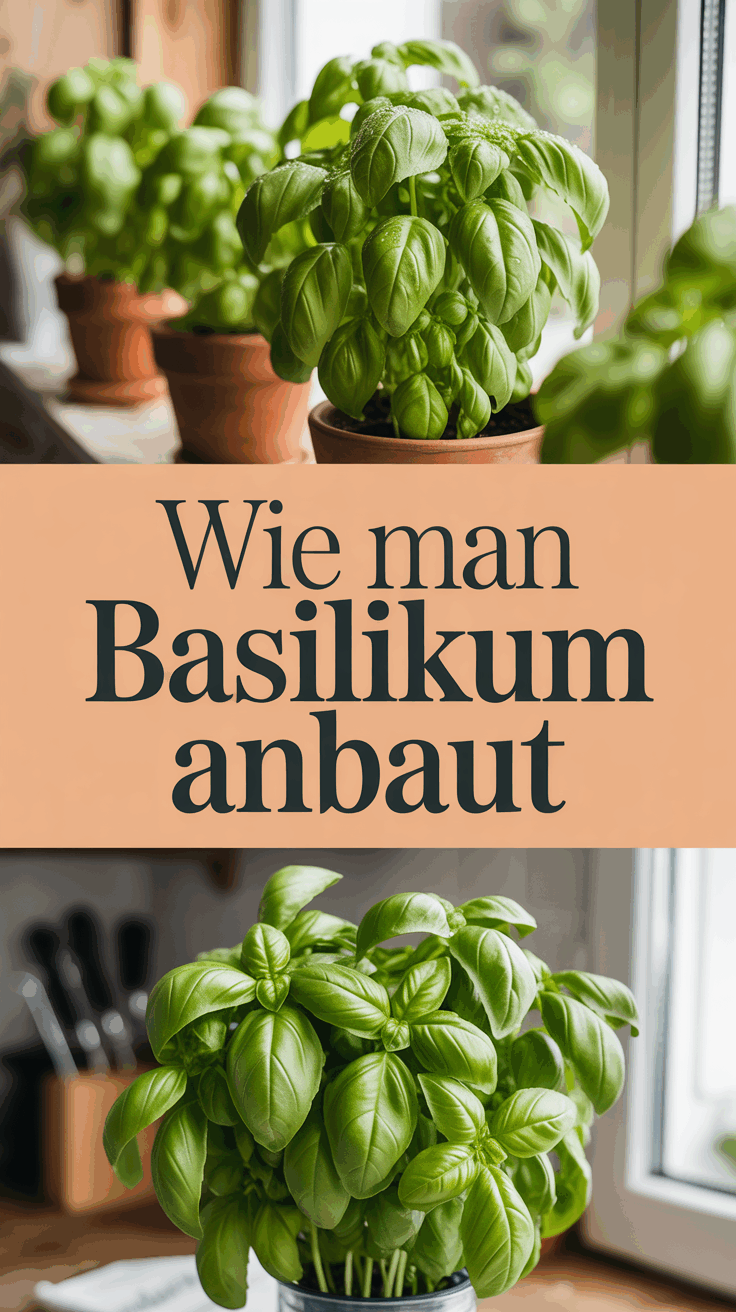 Wie man Basilikum anbaut