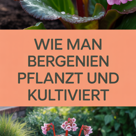 Wie man Bergenien pflanzt und kultiviert