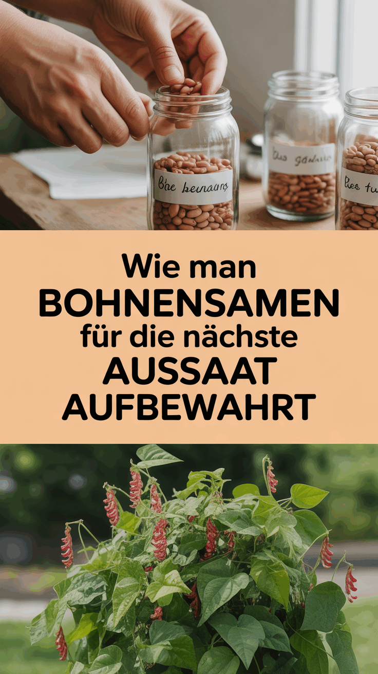 Wie man Bohnensamen für die nächste Aussaat aufbewahrt