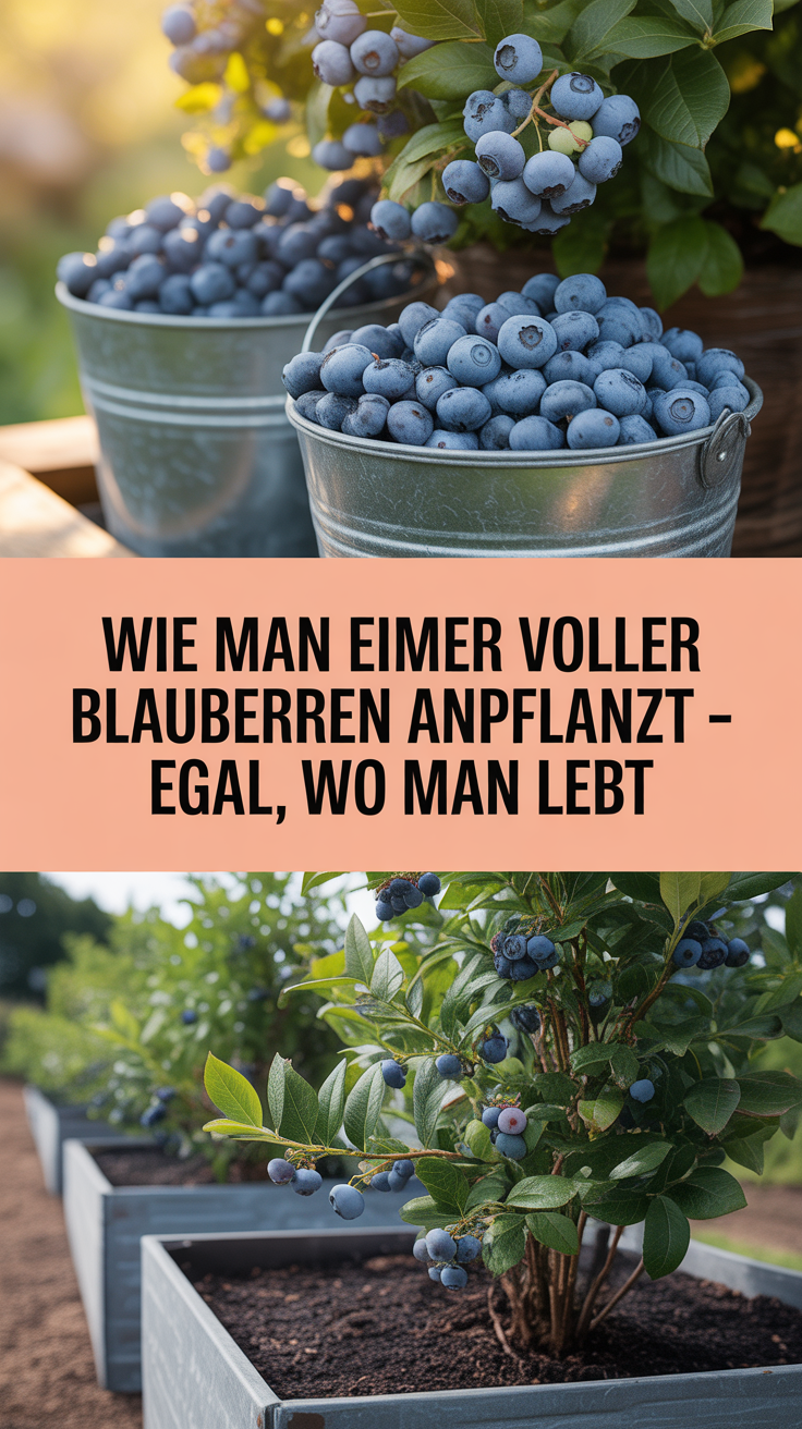 Wie man Eimer voller Blaubeeren anpflanzt – egal, wo man lebt