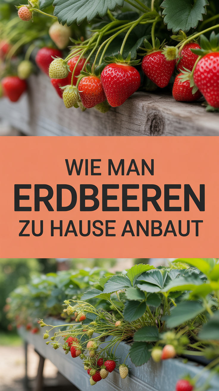 Wie man Erdbeeren zu Hause anbaut