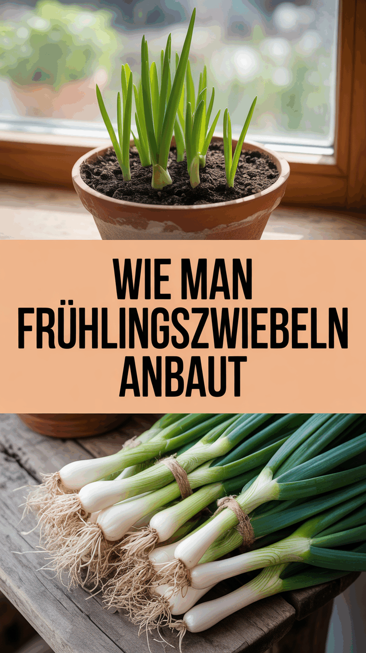 Wie man Frühlingszwiebeln anbaut
