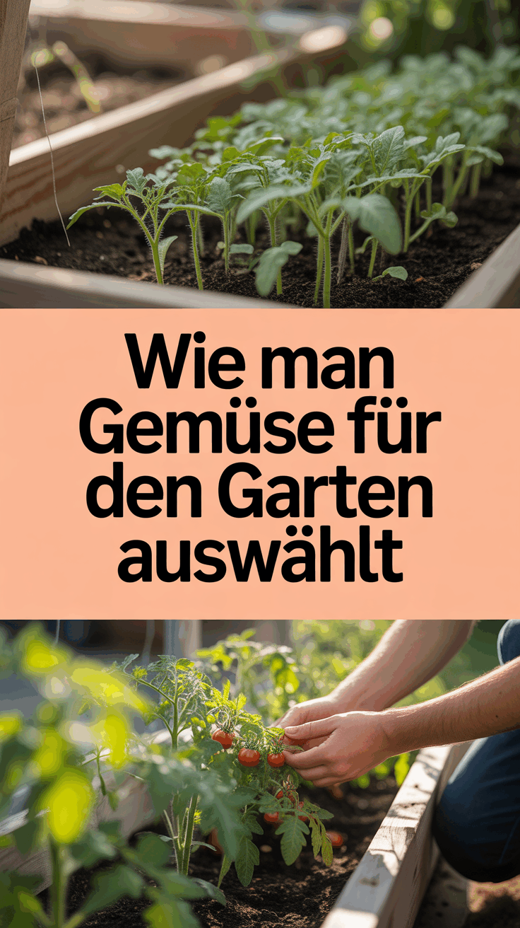 Wie man Gemüse für den Garten auswählt
