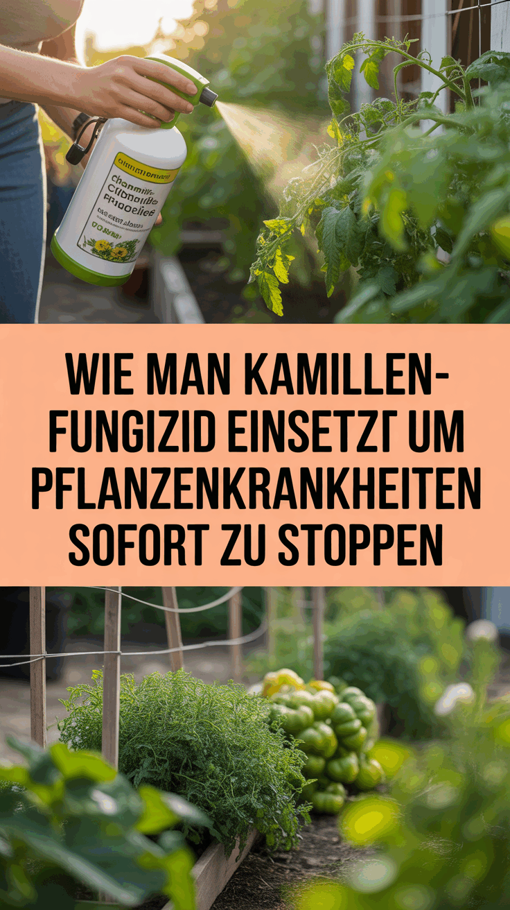 Wie man Kamillen-Fungizid einsetzt, um Pflanzenkrankheiten sofort zu stoppen