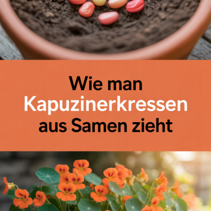 Wie man Kapuzinerkressen aus Samen zieht