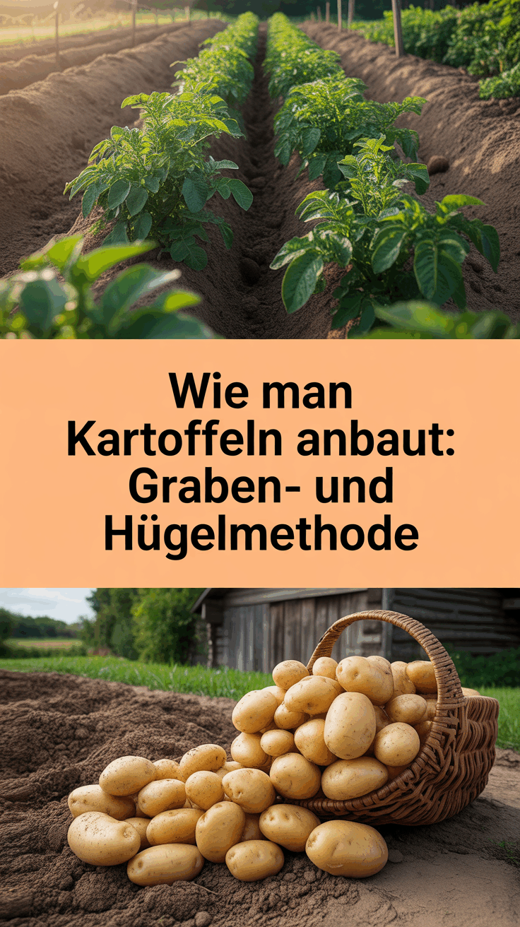 Wie man Kartoffeln anbaut: Graben- und Hügelmethode