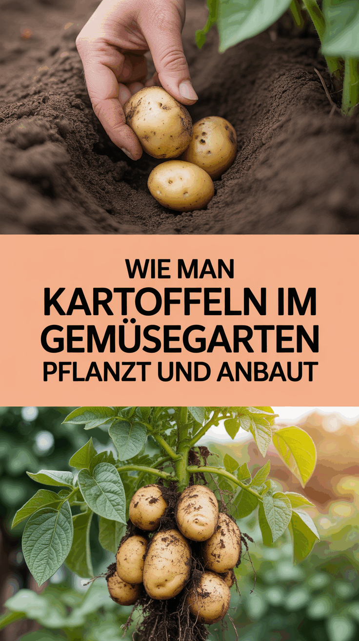 Wie man Kartoffeln im Gemüsegarten pflanzt und anbaut