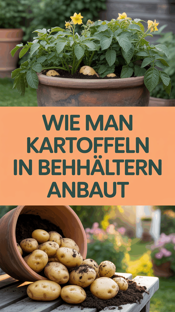 Wie man Kartoffeln in Behältern anbaut