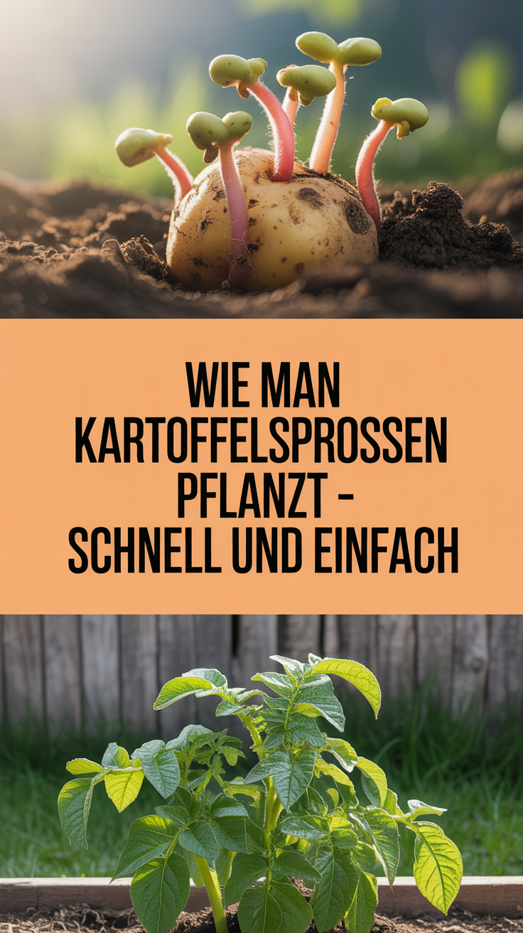 Wie man Kartoffelsprossen pflanzt – schnell und einfach