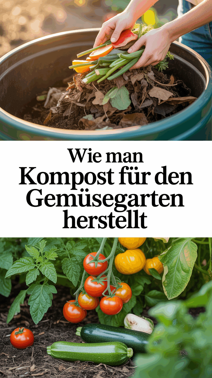 Wie man Kompost für den Gemüsegarten herstellt