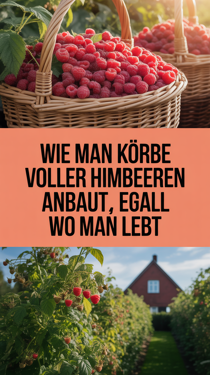 Wie man Körbe voller Himbeeren anbaut, egal wo man lebt