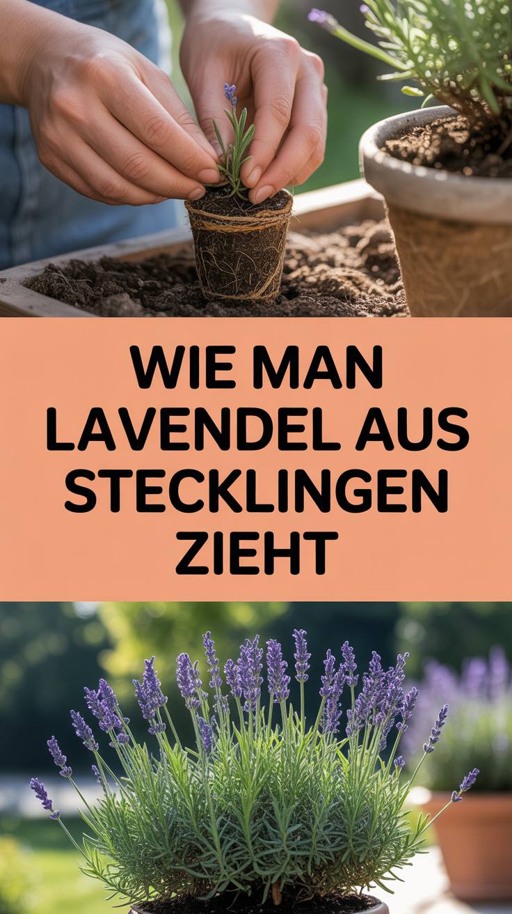 Wie man Lavendel aus Stecklingen zieht